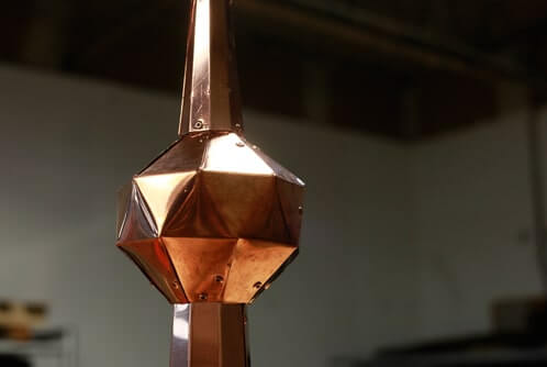 Copper Finial Cap