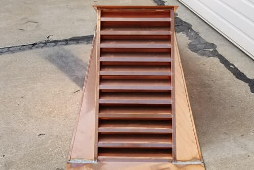 Copper Louver Vent