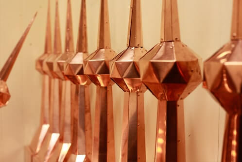 Copper Finials